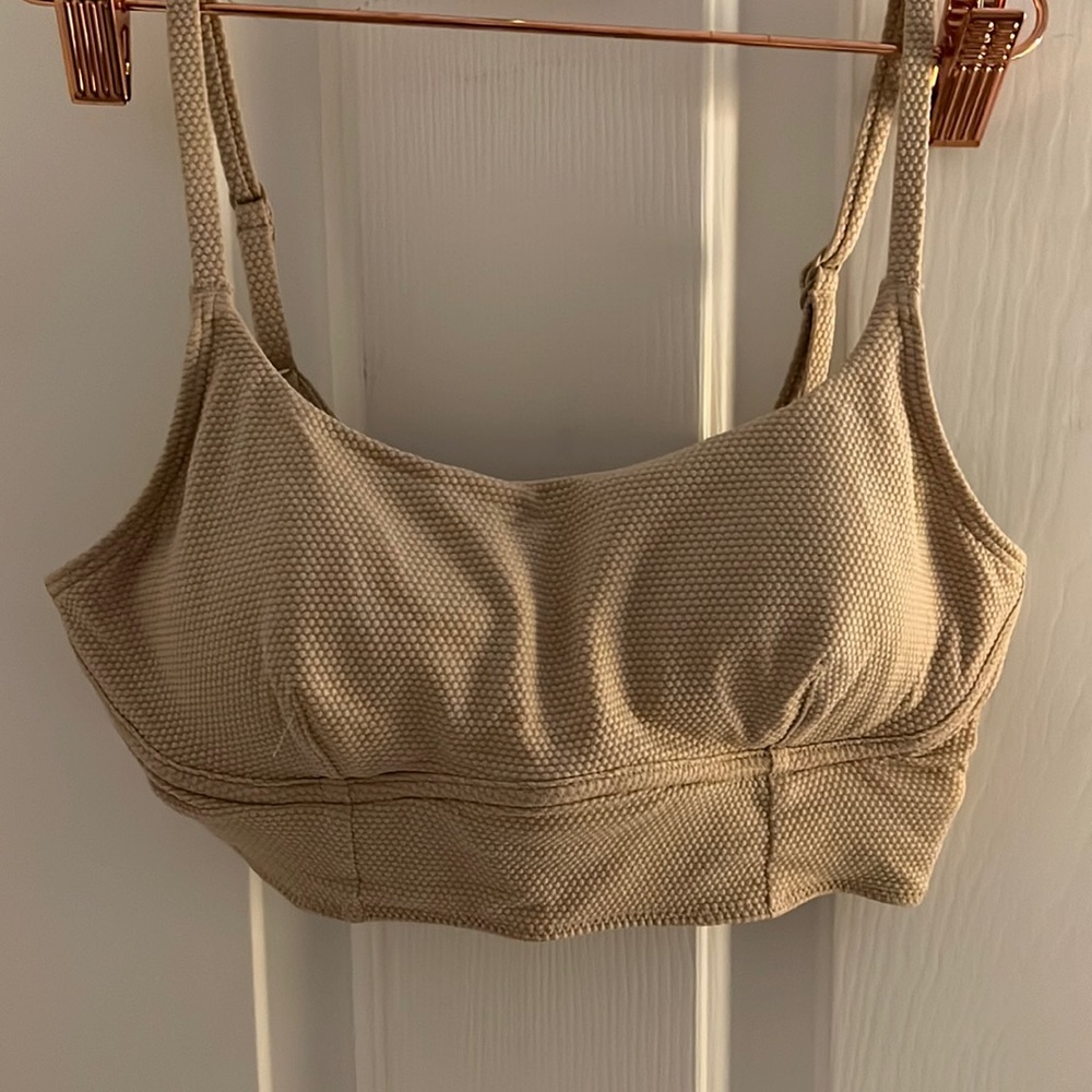 Brand new Lululemon honeycomb swim top